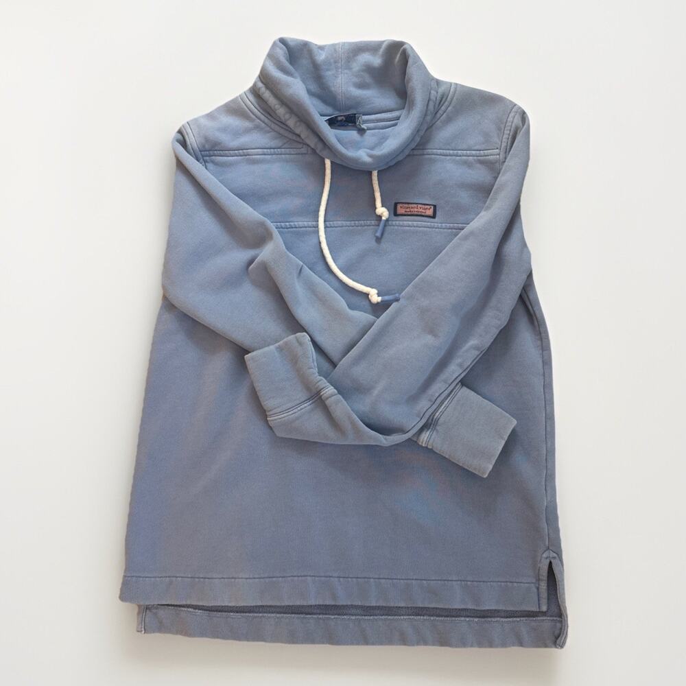 Vineyard‎ Vines Women’s 100% Cotton Shep Pullover Athlet Sweater Size XS Blue